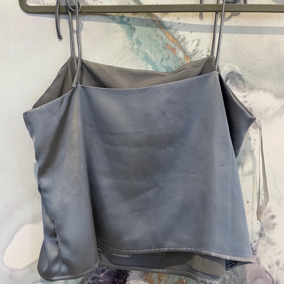 Silky blue superdown top - Picture 5 of 5